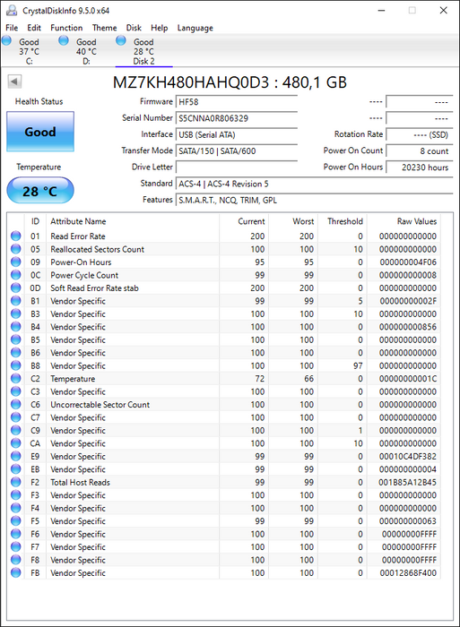 MZ7KH480HAHQ0D3 Dell 480GB MLC SATA 6Gbps 2.5" SSD