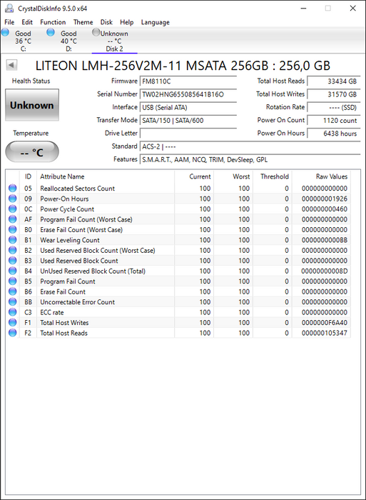 LMH-256V2M-11 Lite On ZETA Series 256GB MLC SATA 6Gbps Mainstream mSATA