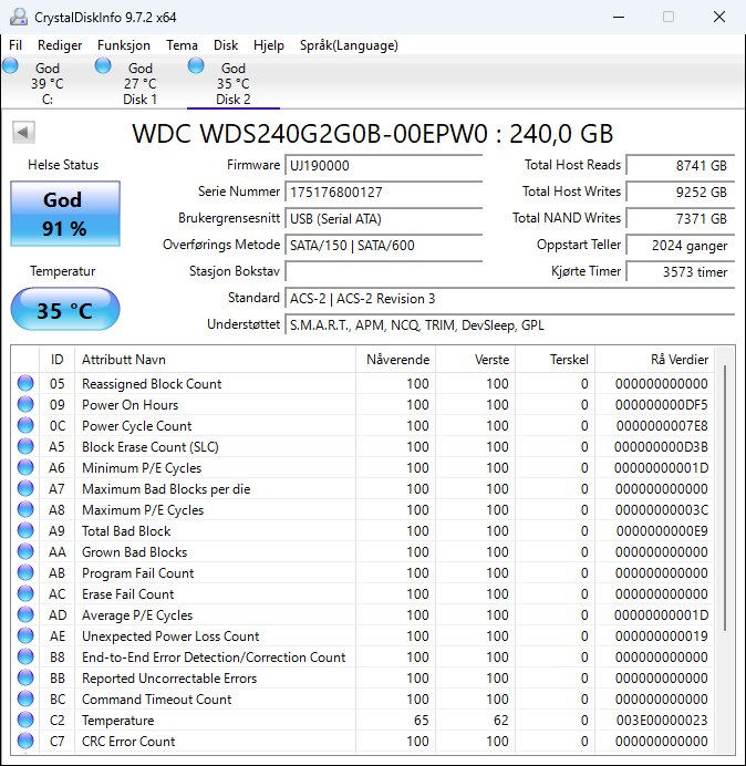 WDS240G2G0B Western Digital Green 240GB TLC SATA 6Gbps M.2 2280