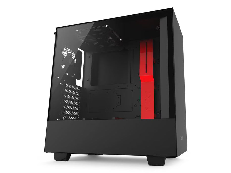 NZXT H500 Sort/Rød
