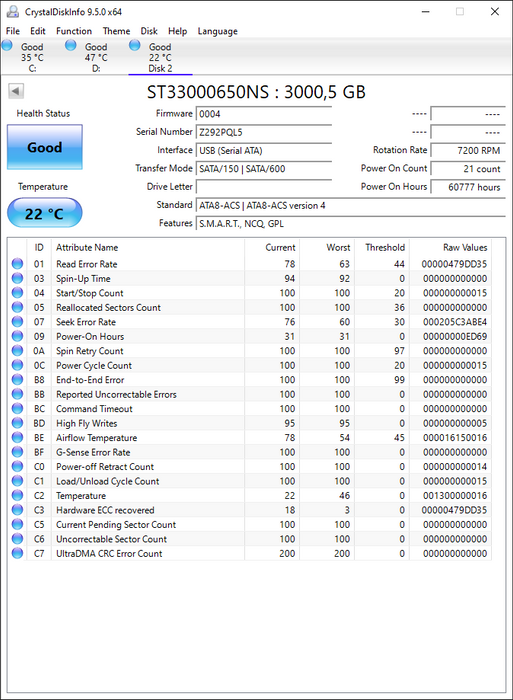 ST33000650NS Seagate Constellation ES.2 3TB 7200RPM SATA 6Gbps 64MB Cache 3.5" HDD
