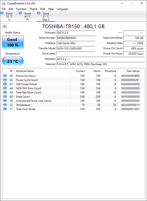 TRN150-25SAT3-480G OCZ Trion 150 Series 480GB TLC SATA 6Gbps 2.5" SSD