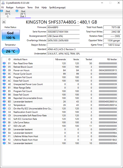 SHFS37A/480G Kingston HyperX FURY Series 480GB MLC SATA 6Gbps 2.5" SSD