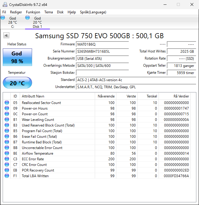 MZ7TN500 Samsung 750 EVO Series 500GB TLC SATA 6Gbps (AES-256 FDE) 2.5" SSD
