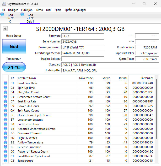 ST2000DM001-1ER164 Seagate Barracuda 2TB 7200RPM SATA 6Gbps 64MB Cache 3.5" HDD
