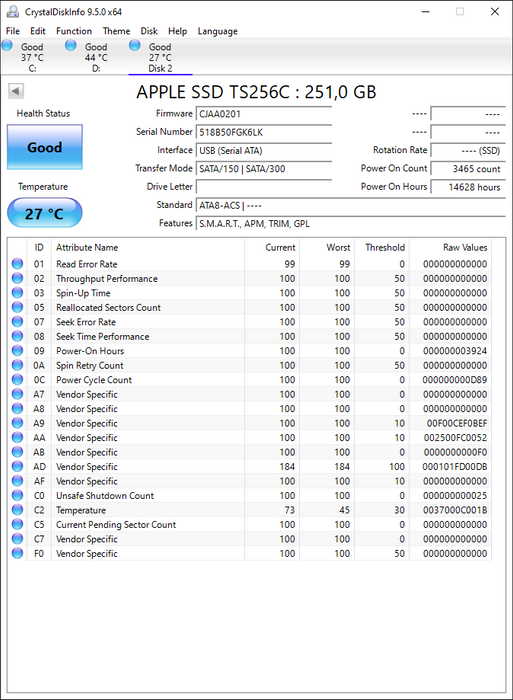 THNSNC256GBSJ Toshiba HG3 Series 256GB MLC SATA 3Gbps 2.5" SSD