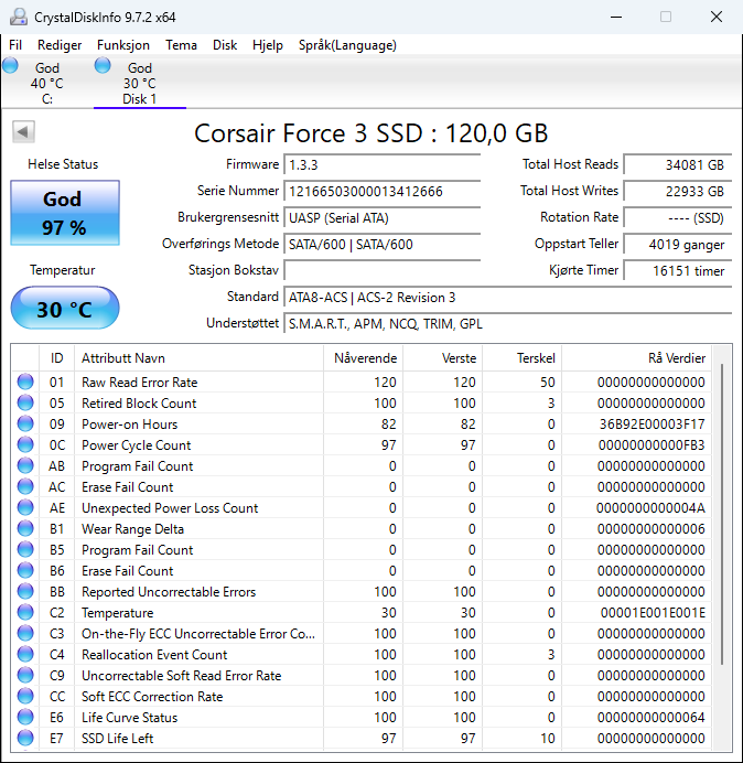 CSSD-F120GB3-BK Corsair Force 3 Series 120GB MLC SATA 6Gbps 2.5" SSD