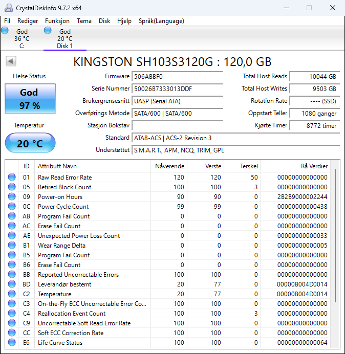 SH103S3/120G Kingston HyperX 3K Series 120GB MLC SATA 6Gbps 2.5" SSD