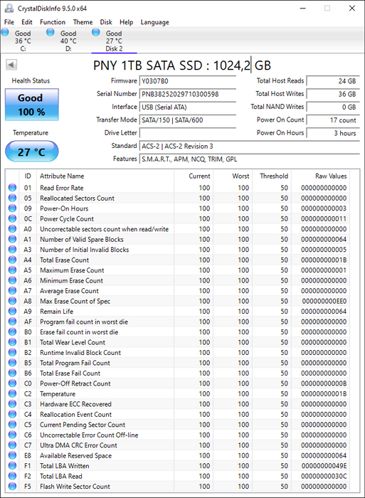 SSD7CS900-1TB PNY CS900 1TB TLC SATA 6Gbps 2.5" SSD