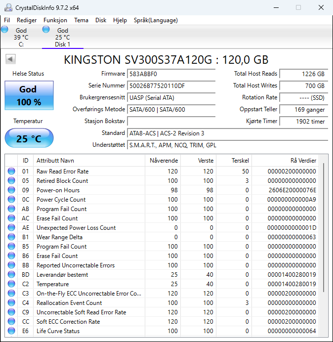 SV300S37A/120G Kingston V300 120GB MLC SATA 6Gbps 2.5" SSD