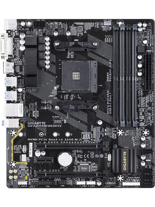 Gigabyte GA-AB350M-DS3H V2 - AM4
