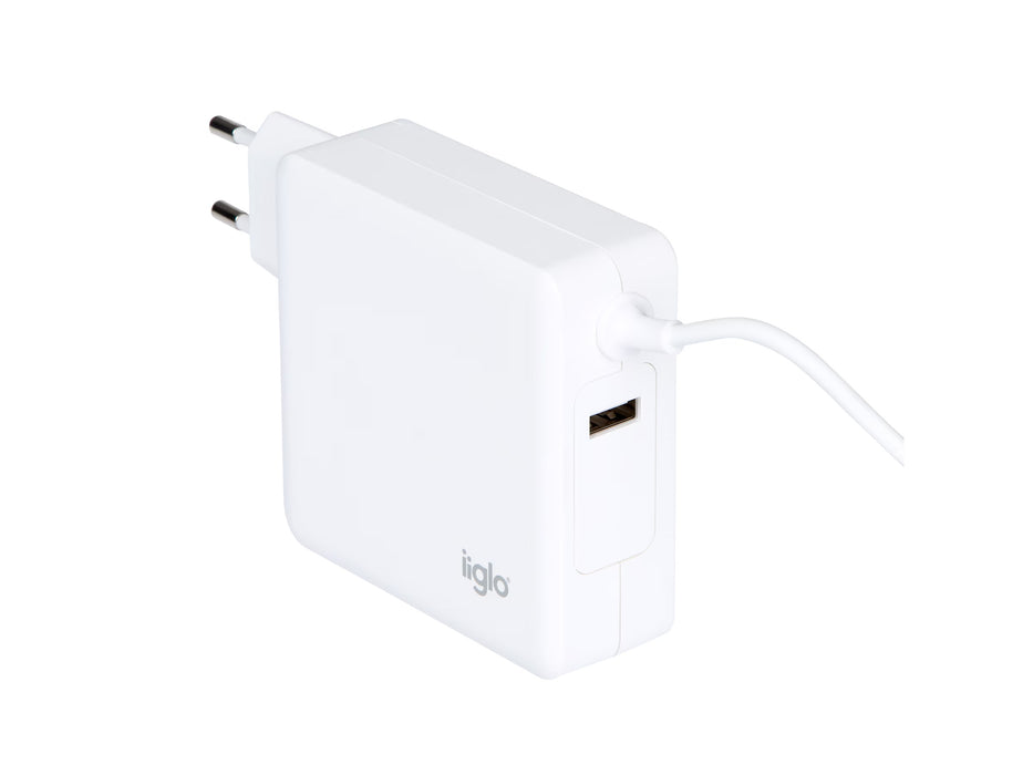 iiglo universal lader for PC, mobil og nettbrett, USB-C 90W