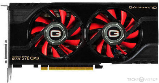 Gainward GeForce GTX 570 1280MB PhysX