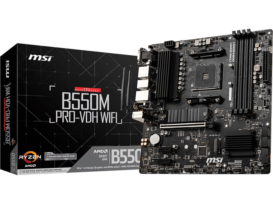 MSI B550M PRO-VDH WIFI - AM4