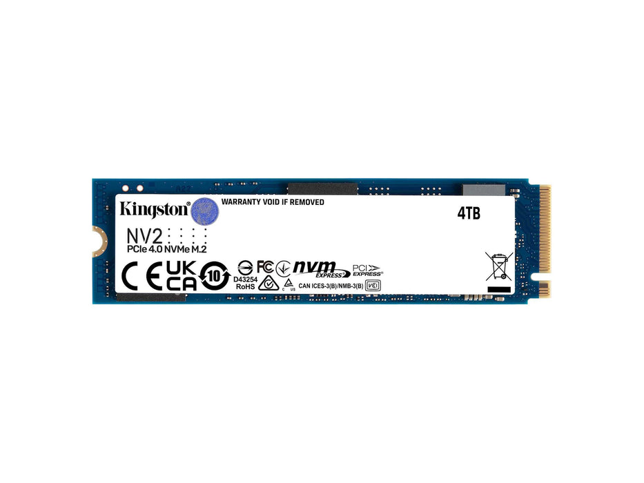 Kingston M.2 NV2 PCIe 4.0 NVMe SSD 4TB