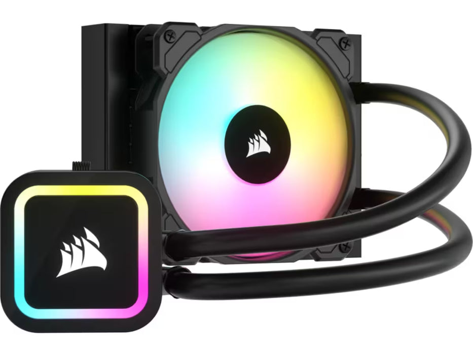 Corsair H60x ELITE Kjøler RGB (sort) - LGA115X/1200