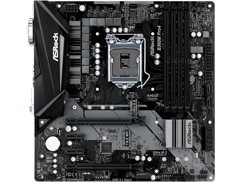 ASRock B360M Pro4, Socket-1151-2