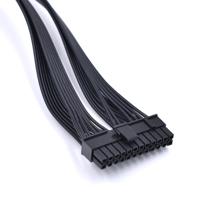 Type 3 - Flat Black Ribbon Cable ATX 20+4-pin