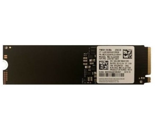 MZVLQ256HBJD-00BH1 Samsung PM991A Series 256GB TLC PCIe 3.0 x4 NVMe M.2 2280 SSD