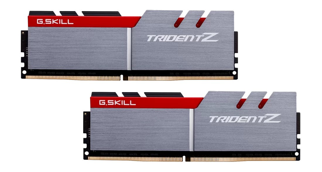 F4-3600C15D-16GTZ G.Skill TridentZ 16GB Kit (2 X 8GB) PC4-28800 DDR4-3600MHz non-ECC Unbuffered CL15 (15-15-15-35) 288-Pin