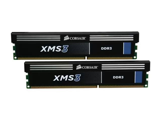 CMX8GX3M2A1333C9 Corsair XMS 8GB (2 x 4GB) PC3-10600 DDR3-1333MHz non-ECC Unbuffered CL9 240-Pin