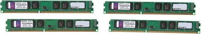 KVR1333D3N9K4/32G Kingston 32GB Kit (4 X 8GB) PC3-10600 DDR3-1333MHz non-ECC Unbuffered CL9 240-Pin