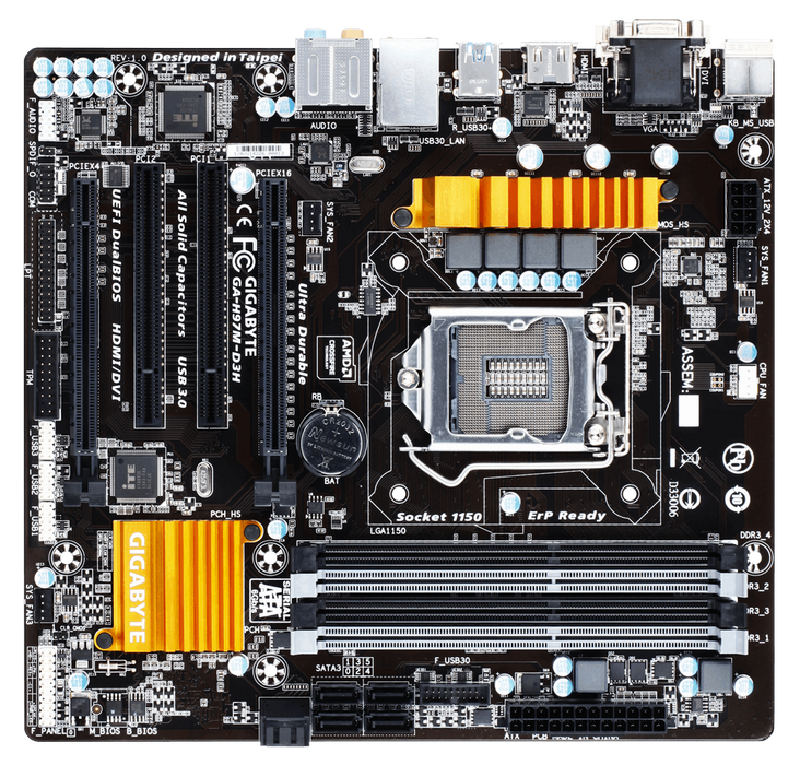 Gigabyte GA-H97M-D3H, Socket-1150
