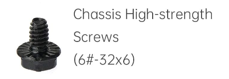4x Chassis High-strength screws (6#-32x6)
