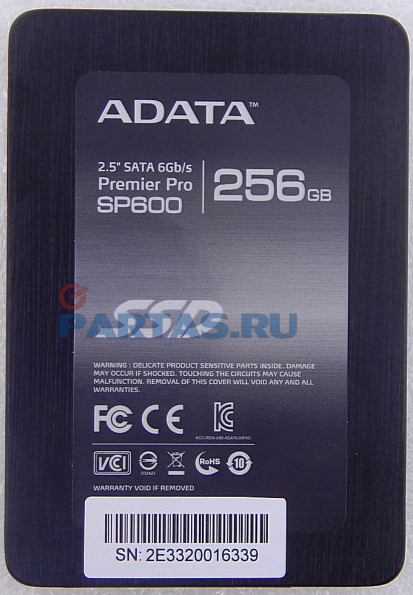 ASP600S7-256GM-B ADATA 256GB SATA 6Gbps 2.5" SSD