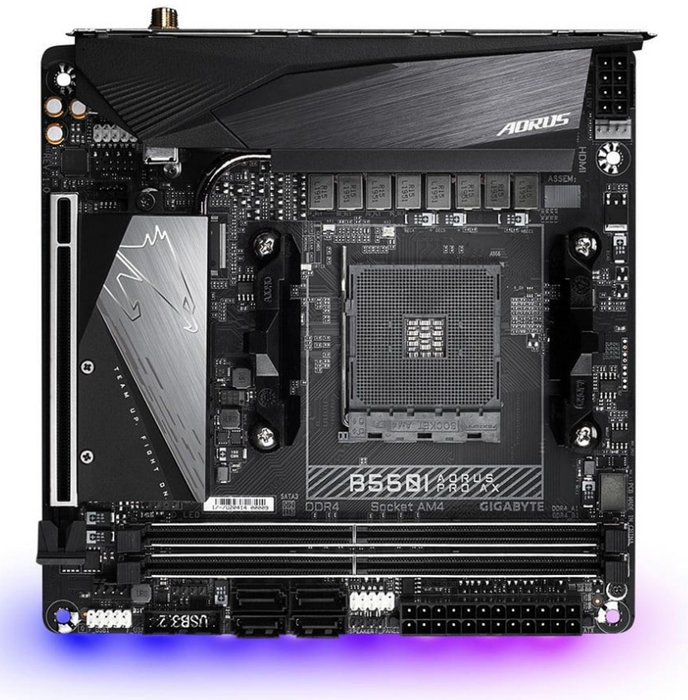 Gigabyte B550I Aorus Pro AX, Socket-AM4