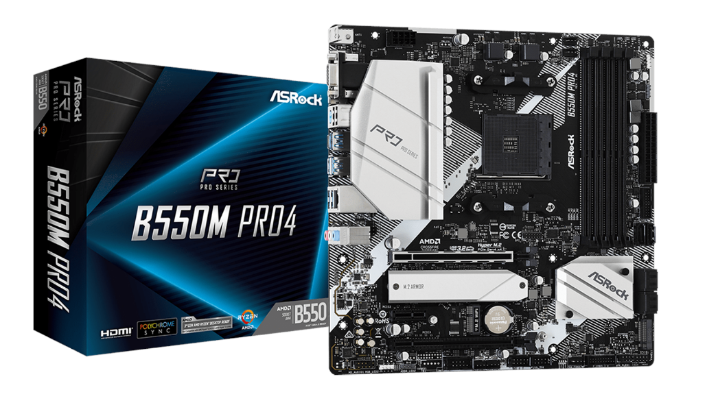 AsRock B550M Pro4, Socket-AM4