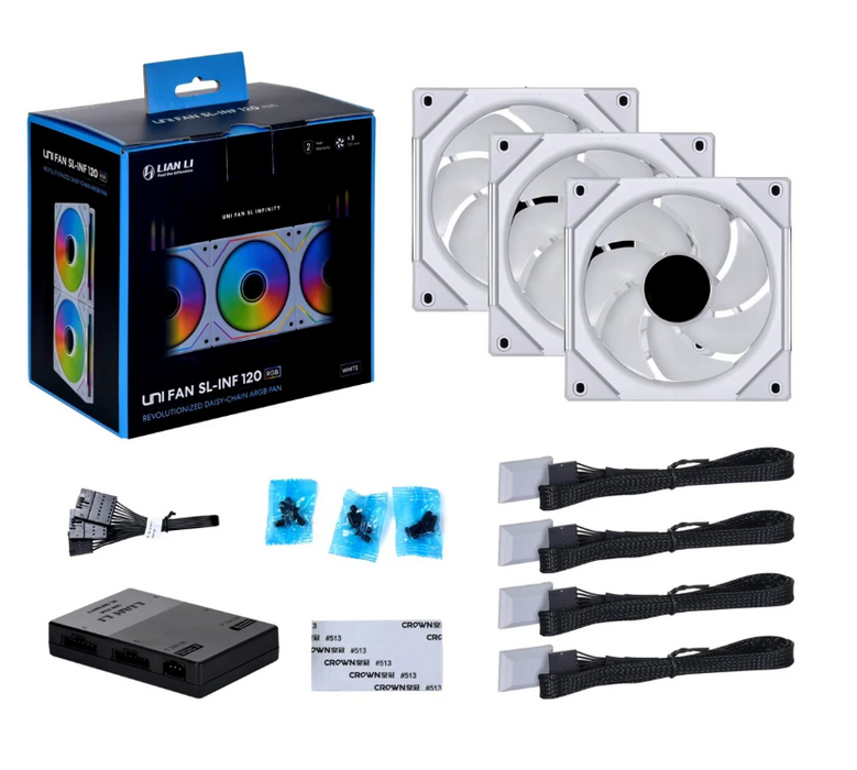 Lian Li UNI FAN SL-INF 120 White - 3 pack