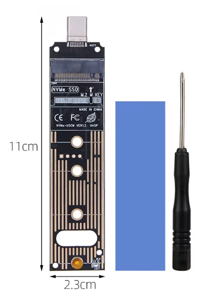 M.2 SSD NVME Adapter USB C