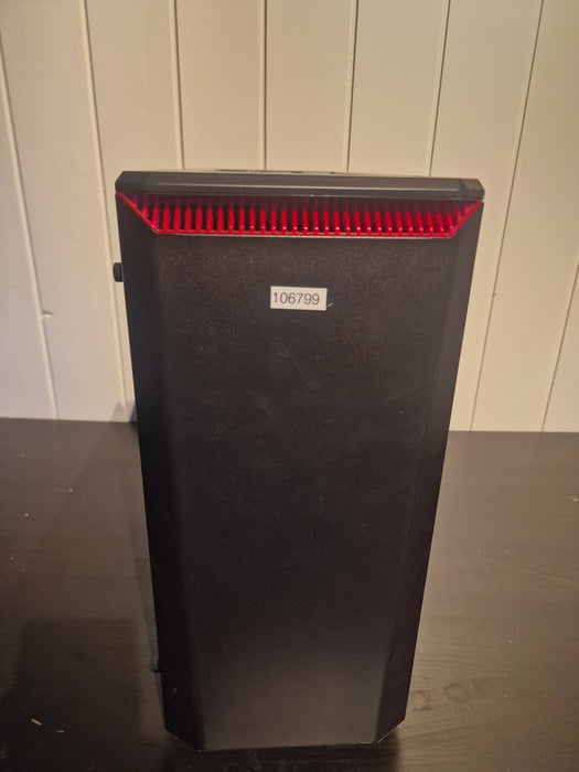 Phanteks Eclipse P400S Glass rød/svart
