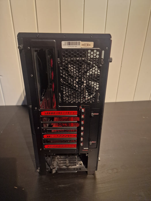 Phanteks Eclipse P400S Glass rød/svart