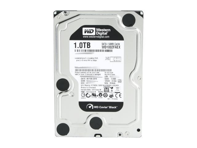 WD Desktop Black 1TB 3.5" HDD