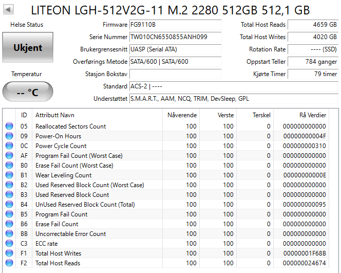 LGH-512V2G-11 Lite On LITE-ON It M.2 2280 512GB SSD