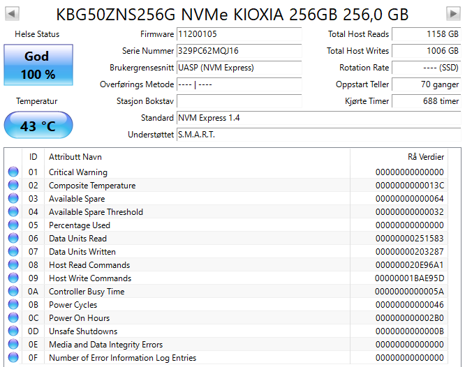 KBG50ZNS256G Toshiba KIOXIA BG5 Series 256GB TLC PCI Express 4.0 x4 NVMe M.2 2230
