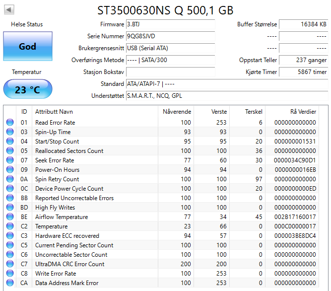 ST3500630NS Seagate Barracuda ES 500GB 7200RPM SATA 3Gbps 16MB Cache 3.5" HDD