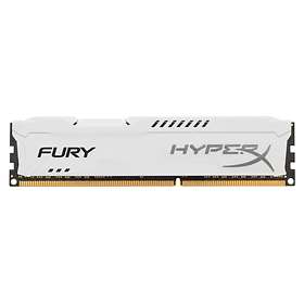 HX313C9FB/8 Kingston HyperX FURY White Series 8GB PC3-10600 DDR3-1333MHz non-ECC Unbuffered CL9 240-Pin