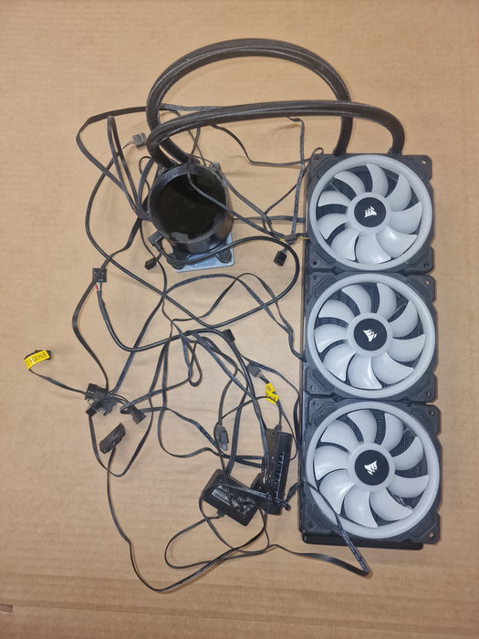 NZXT Kraken Plus 360 Kjøler m/ 3x Corsair rgb vifter med commander - AM4/AM5