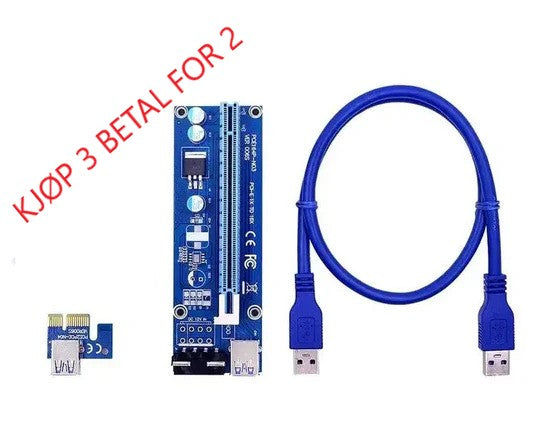 1x to 16x PCIe Riser - V006S