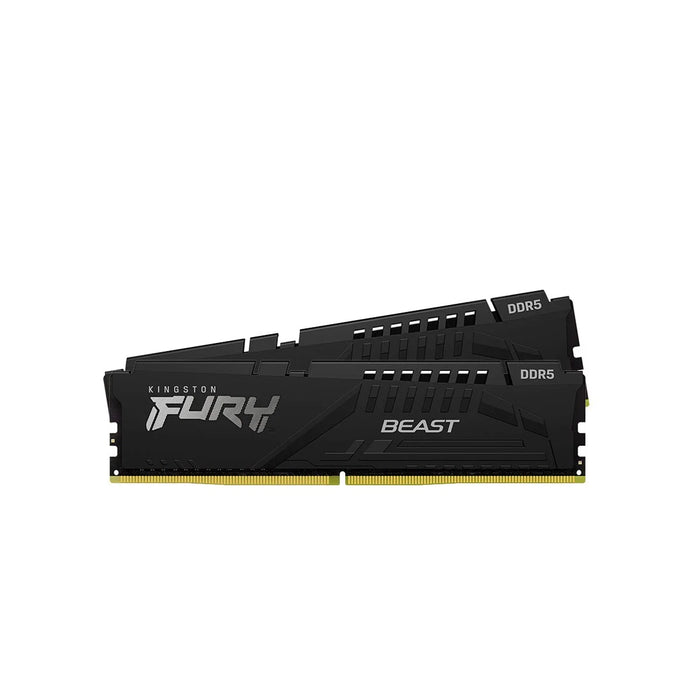 KF552C40BBK2-32 Kingston FURY Beast Black 32GB Kit (2 X16GB) PC5-41600 DDR5-5200MHz Non-ECC Unbuffered CL40 (40-40-40) 288-Pin