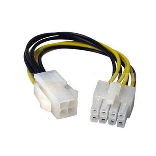 CPU 4-pin Hunn til CPU 8-pin Hann