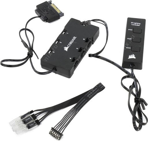 Corsair LL120 RGB Dual Light White 3Stk med HUB