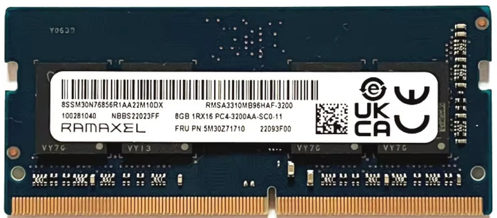 RMSA3310MB96HAF-3200 Ramaxel 8GB PC4-25600 DDR4-3200MHz non-ECC Unbuffered 260-pin