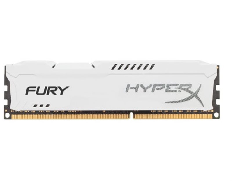 HX316C10FWK2/16 Kingston HyperX FURY White Series 8GB PC3-12800 DDR3-1600MHz non-ECC Unbuffered CL10 240-Pin