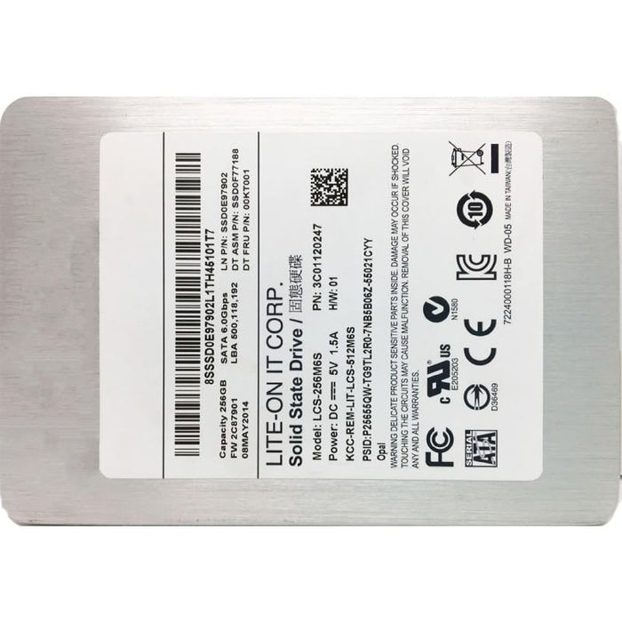 LCS-256M6S Lite On M6S Series 256GB MLC SATA 6Gbps 2.5" SSD