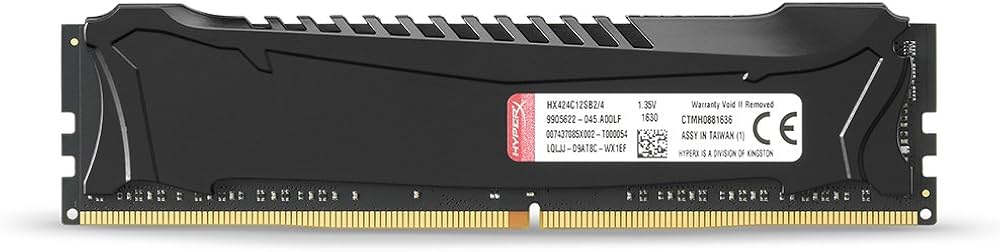 HX424C12SB2K2/16 Kingston XMP HyperX Savage Black 8GB PC4-19200 DDR4-2400MHz non-ECC Unbuffered CL12 (12-14-14) 288-Pin