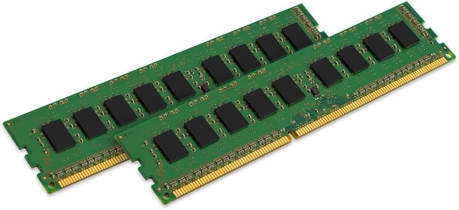 KVR1333D3E9SK2/8G Kingston 8GB Kit (2 X 4GB) PC3-10600 DDR3-1333MHz ECC Unbuffered CL9 240-Pin